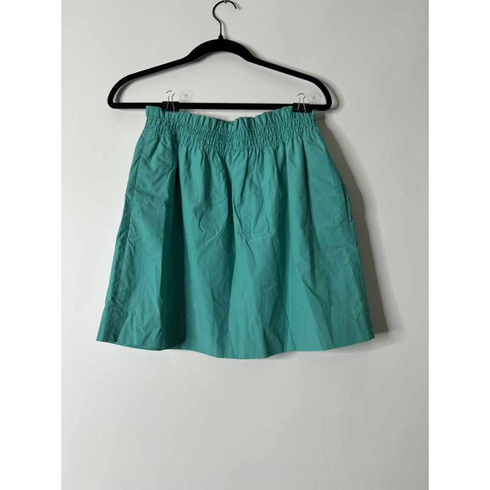J. Crew Women Size 10 100% Cotton Classic Ruffle Mini Skirt Style 43836